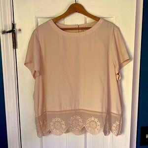 Frenchi Blush Pink Top Size: XL
